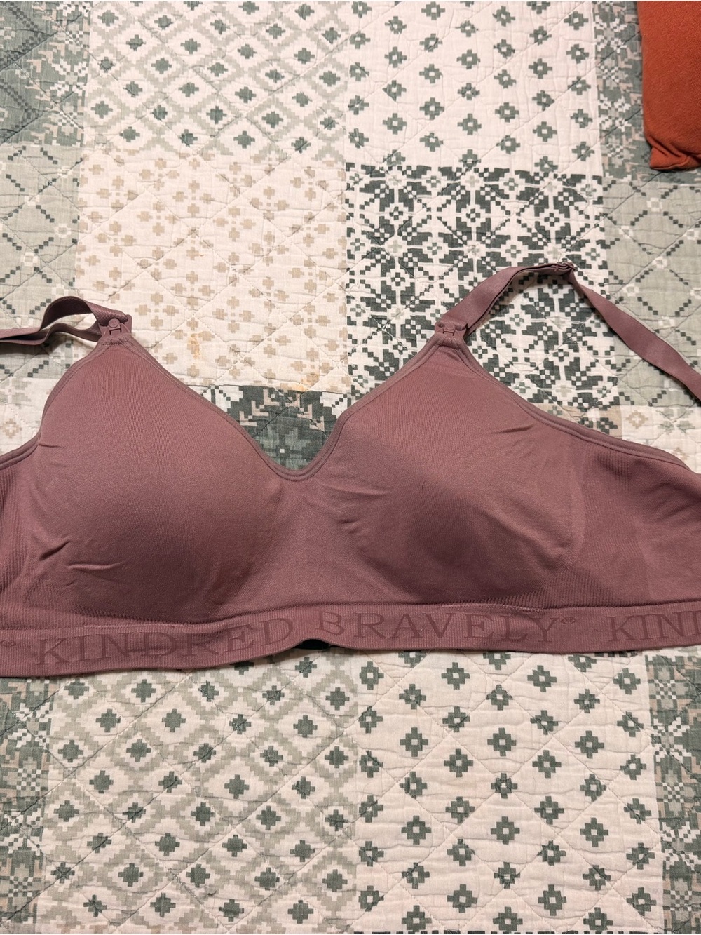 Kindred Bravely Dusty Rose Wireless Nursing Bra